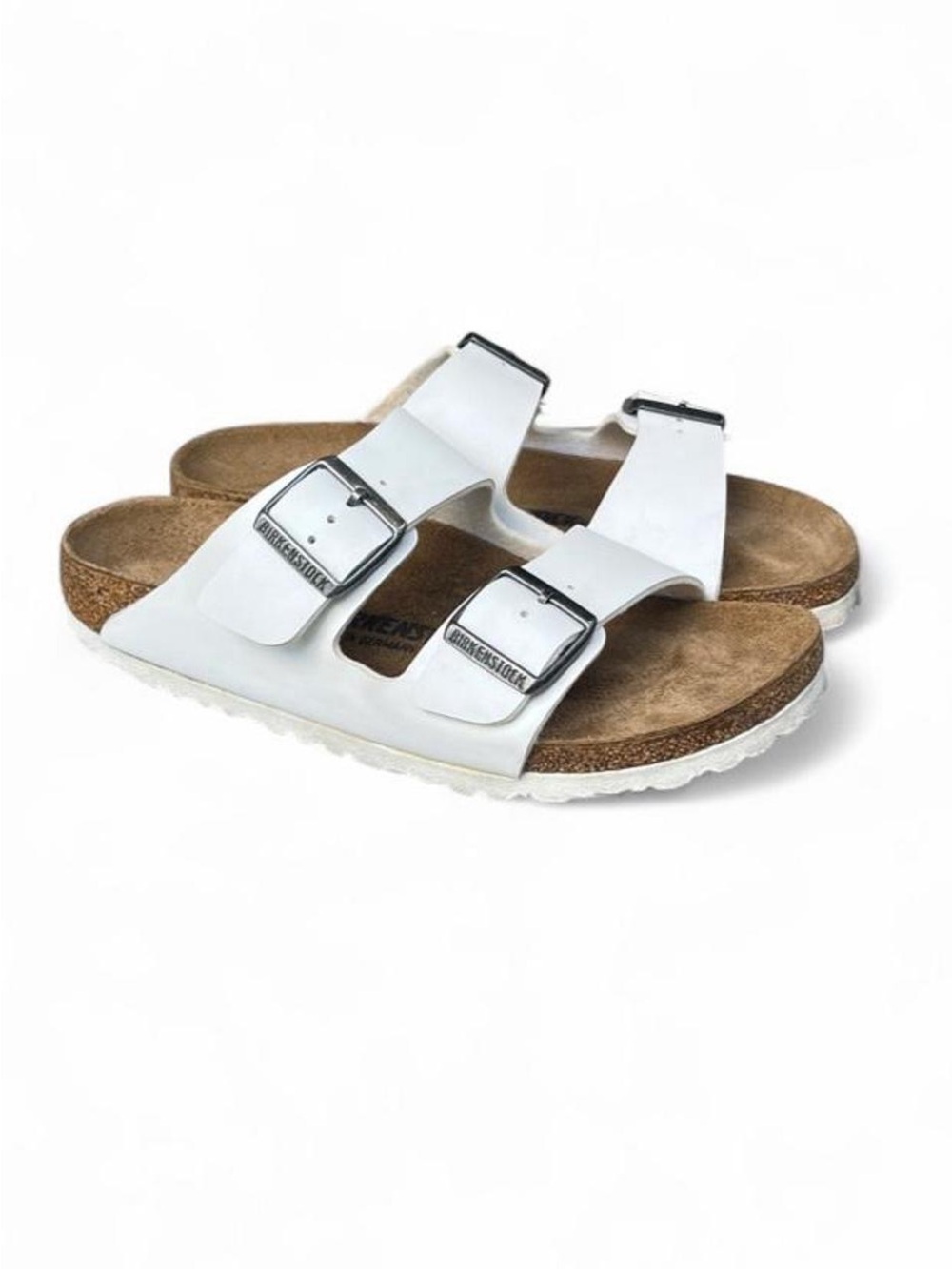 Birkenstock Arizona Birkibuc White Sandals EU 39 Women’s 8-8.5 Narrow